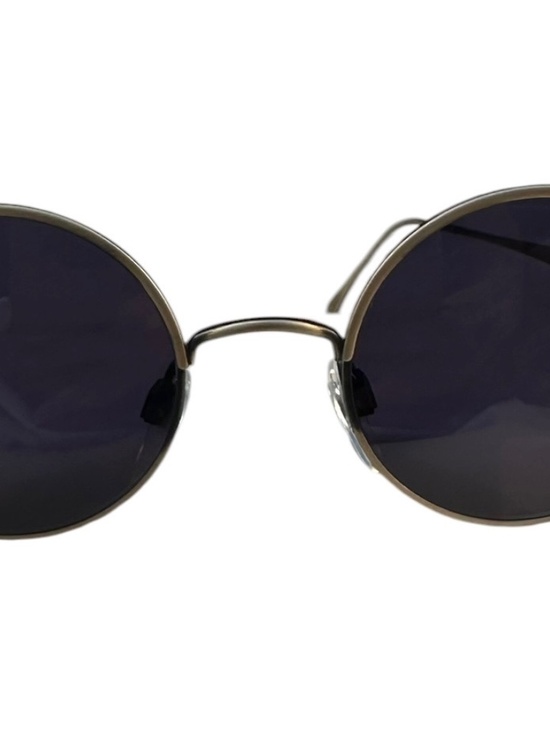 RARE Genuine Vintage MIYAKE Design Studio Round Sunglasses Bronze Dark Lenses main image 6